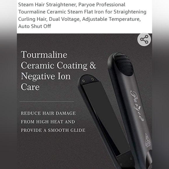 Brand New Paryoe Steam Flat Iron - Picture 3 of 9